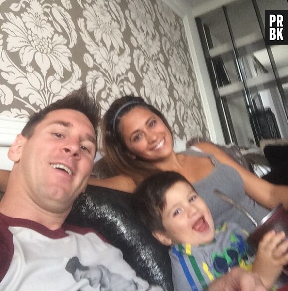 Lionel Messi en famille