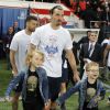 Zlatan Ibrahimovic et ses enfants