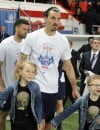  Zlatan Ibrahimovic et ses enfants 