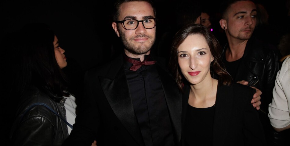  Le Youtubeur Cyprien Iov et sa petite amie Aur&amp;eacute;lie, lors des Web Comedy Awards, le 21 mars 2014 