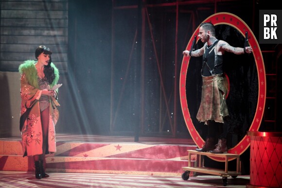 Love Circus : Maximilien Philippe lors de l'avant-première, le 28 ocobre 2014, aux Folies Bergères