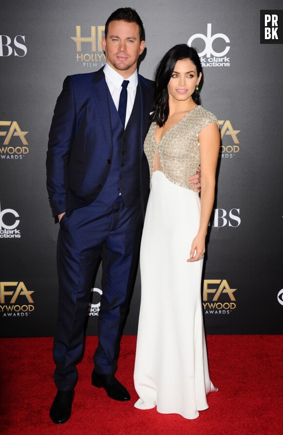 Channing Tatum et sa femme Jenna Dewan lors des Hollywood Film Awards 2014, le 14 novembre à Los Angeles