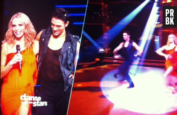 Tonya Kinzinger et Maxime Dereymez dans Danse avec les stars 5, le 15 novembre 2014 sur TF1