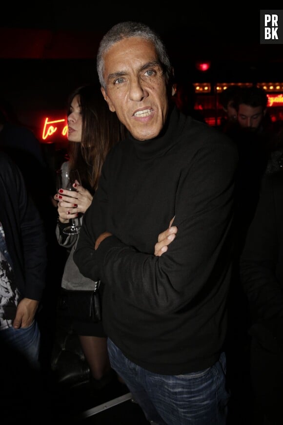 Samy Naceri pour la soirée des 25 ans de Hot Video au Titi Twister à Paris, le 27 novembre 2014