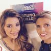 Camille Cerf et Sylvie Tellier : selfie pour Miss France 2015