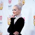  Rita Ora prend la pose au Jingle Ball de New York, le 12 d&eacute;cembre 2014 