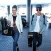 Cody Simpson et sa petite amie Gigi Hadid à l'aéroport de Los Angeles le 27 décembre, direction Dubaï pour le Nouvel An