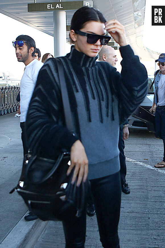 Kendall Jenner à l'aéroport de Los Angeles le 27 décembre, direction Dubaï pour le Nouvel An