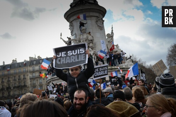 1.5 million de Français se sont réunis pour la marche républicaine contre le terrorisme à Paris, le 11 janvier 2014