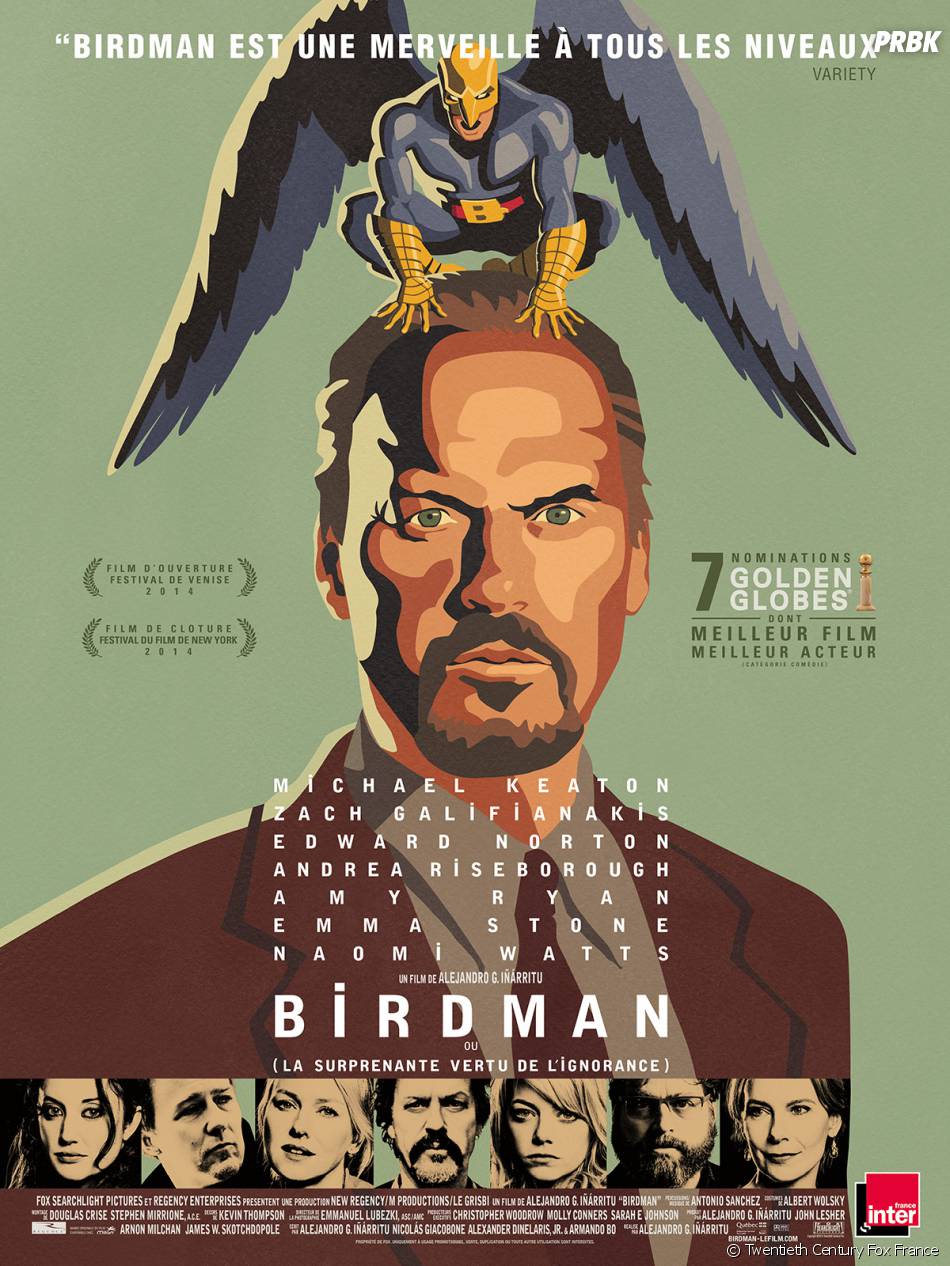  Oscars 2015 : 9 nominations pour Birdman 