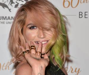 Kesha au gala du 60&egrave;me anniversaire de l'association "The Humane Society of the United States", le 29 mars 2014
