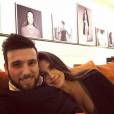 Leila Ben Khalifa et Aymeric Bonnery complices sur Instagram, le 21 janvier 2015