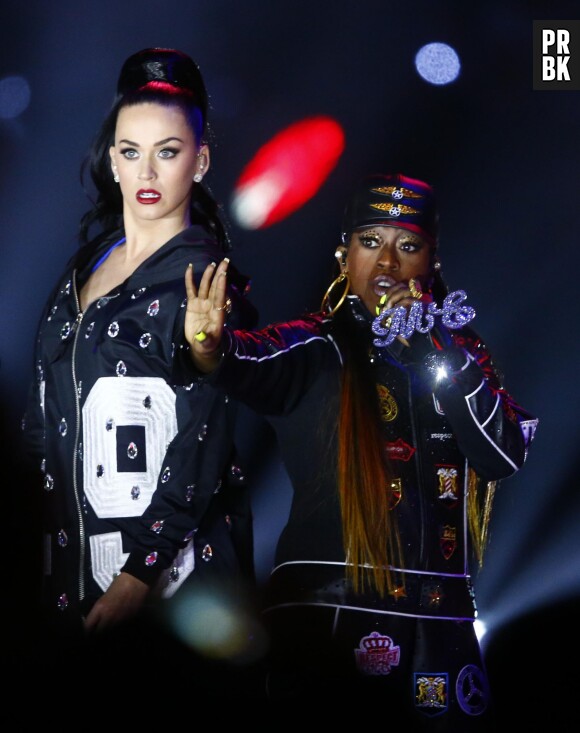 Katy Perry et Missy Elliott au Super Bowl 2015 le dimanche 1er février 2015