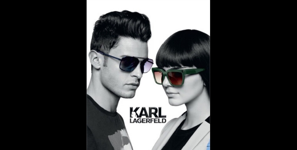  Kendall Jenner et Baptiste Giabiconi : image &amp;nbsp;de leur campagne pour la marque de Karl Lagerfeld 