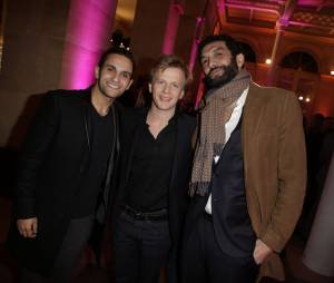 Malik Bentalha, Alex Lutz et Ramzy aux Trophées du Film Français, le 12 février 2015 à Paris