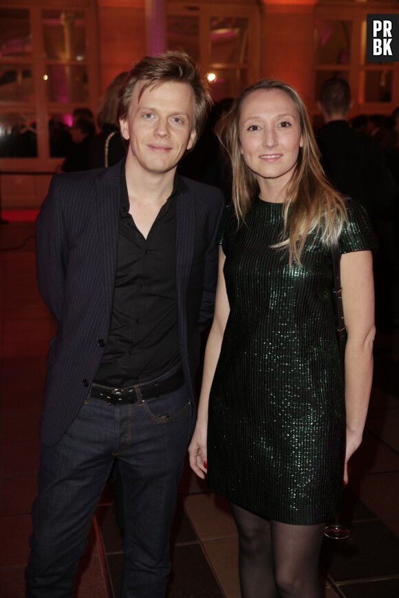 Alex Lutz et Audrey Lamy aux Trophées du Film Français, le 12 février 2015 à Paris