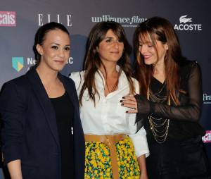 Alice Belaïdi, Géraldine Nakache et Audrey Dana aux Trophées du Film Français, le 12 février 2015 à Paris