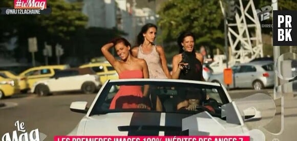 Les Anges 7 : Barbara Lune, Somayeh et Nathalie sexy dans une voiture