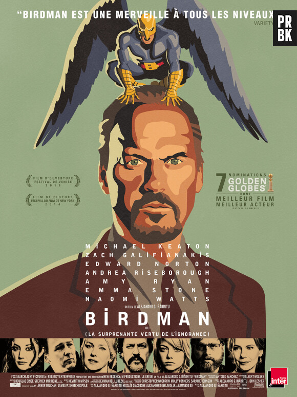 Oscars 2015 : Birdman meilleur film