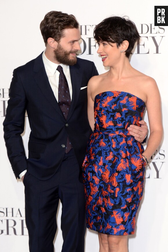 Jamie Dornan et sa femme à l'avant-première londonienne du film Fifty Shades of Grey, le 12 février 2015
