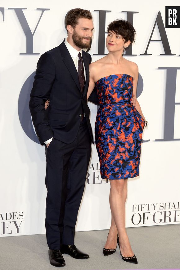 Jamie Dornan et sa femme à l'avant-première londonienne du film Fifty Shades of Grey, le 12 février 2015
