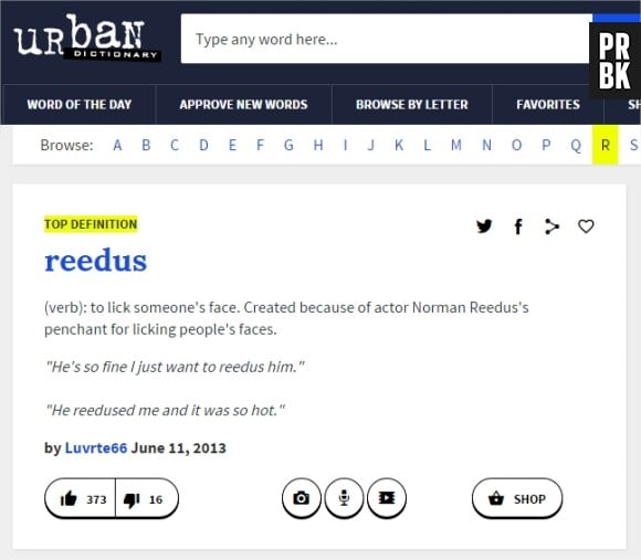 Norman Reedus dans le Urban Dictionary
