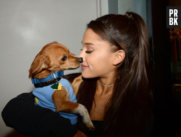 Ariana Grande : grande histoire d'amour avec un chien
