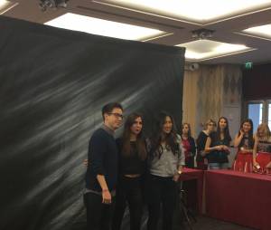 Kevin McHale et Jenna Ushkowitz à la convention Gleek Reunion à Paris le 21 mars 2015