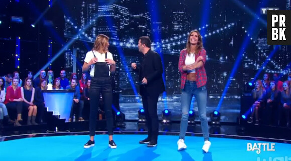 Laury Thilleman et Ariane Brodier : battle de danse ultra sexy dans Vendredi tout est permis, le 27 mars 2015 sur TF1