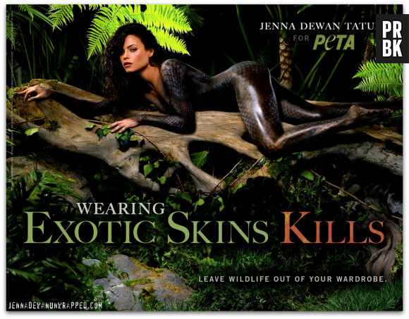 Jenna Dewan (Witches of East End) nue pour PETA