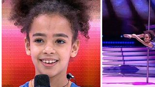 Hallucinant : à 8 ans, elle fait déjà de la pole-dance comme une pro !