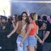 Kendall Jenner et Hailey Baldwin à Coachella le 10 avril 2015