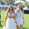 Paris Hilton et sa soeur Nicky à Coachella le 10 avril 2015