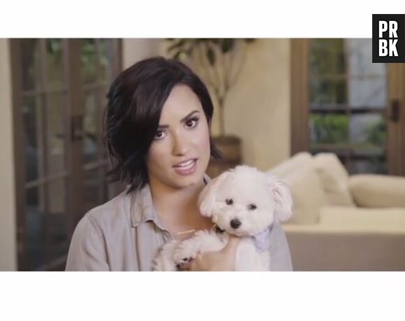 Demi Lovato et son chien