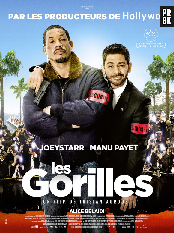 Les Gorilles : l'affiche du film avec Manu Payet et Joey Starr