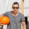  Harry Styles et sa citrouille &agrave; Los Angeles, le 8 octobre 2014&nbsp; 
