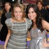 Demi Lovato et Miley Cyrus à l'avant-première du film Hannah Montana en 2009