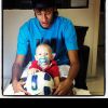 Neymar et son fils Davi Lucca : photo en mode football, en avril 2012 sur Instagram