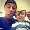 Neymar et son fils Davi Lucca : selfie délirant sur Instagram en janvier 2013