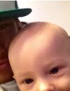 Neymar et son fils Davi Lucca : selfie sur Instagram en mai 2012