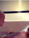 Neymar et son fils Davi Lucca : bain à deux sur Instagram en septembre 2012