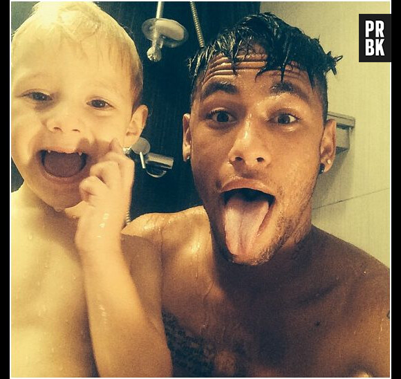 Neymar et Davi Lucca : le duo père/fils s'amuse sur Instagram en septembre 2014