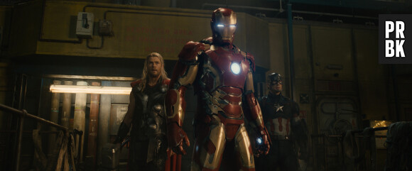 Avengers 2 : Iron Man sur une photo du film