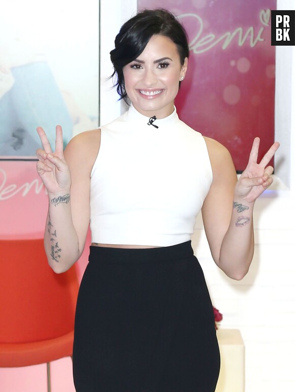 Demi Lovato à Good Morning America, en mars 2015 à New York