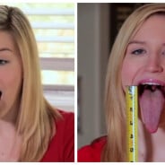 Cette fille a la langue la plus longue du monde : ce qu&#039;elle peut faire avec laisse rêveur !