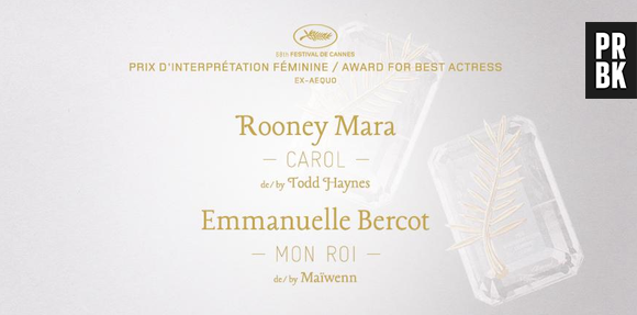 Festival de Cannes 2015 : le palmarès complet