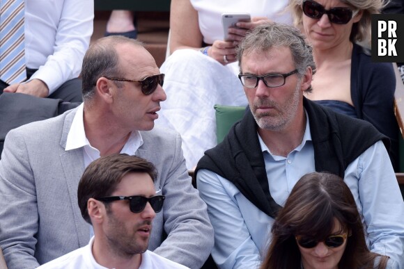 Laurent Blanc dans les tribunes de Roland Garros, le 28 mai 2015