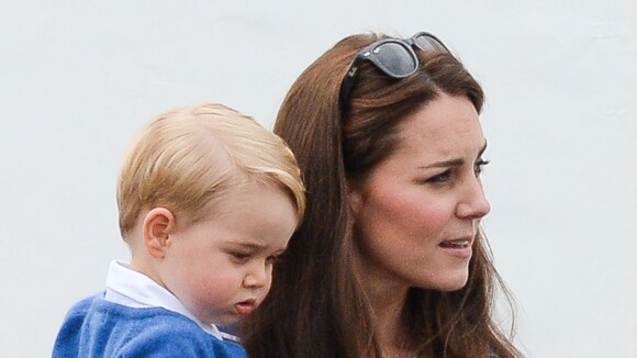 Kate Middleton et Prince George : photos adorables pendant un match de polo