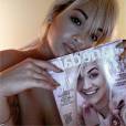  Rita Ora topless sur Instagram pour pr&eacute;senter sa couverture de Marie Claire le 23 juin 2015 