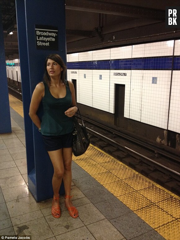 Pamela Jacobs sublime dans le métro